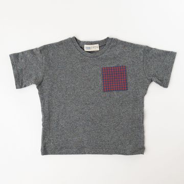 Thimble Relaxed Pocket Tee in Poppy Confetti