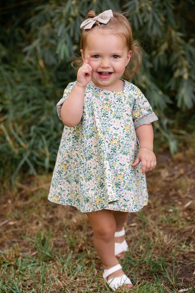 Thimble Reversible Swing Tunic in Clover Blooms