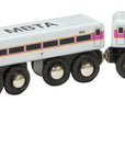 Boston MBTA Commuter Rail Wooden Toy Train