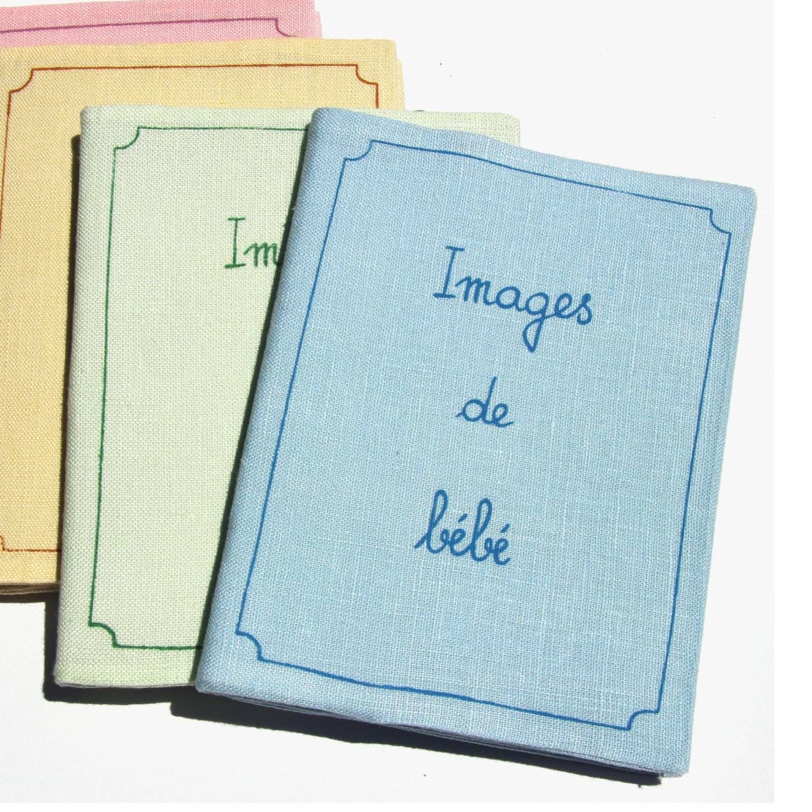 Images De Bebe : Linen Baby Photo Album Brag Book