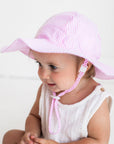 Pink Seersucker Sunhat UPF 50+ Baby & Toddler