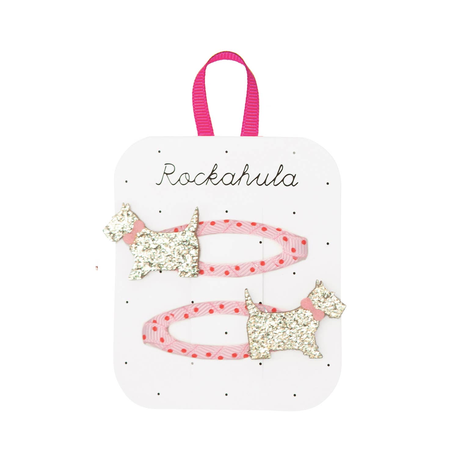 Rockahula Kids - Spotty Scottie Dog Clips