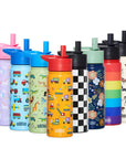 Trains, Planes & Trucks 18 oz Steel Water Bottle
