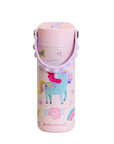 Core Insulated Pop Fidget Handle Bottle 18oz - Unicorn Rainbow