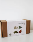 Construction Vehicle Mold Free Silicone Bath Toy Set