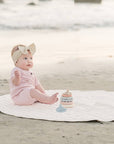 Classic Silicone Stacking Teething Ring Toy