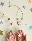 Rainbow Unicorn Ring Set