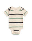 Organic Baby Afton Bodysuit - Aldo Stripe / Navy + Jade