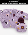 Pansy Cardigan Lilac for Baby & Toddler