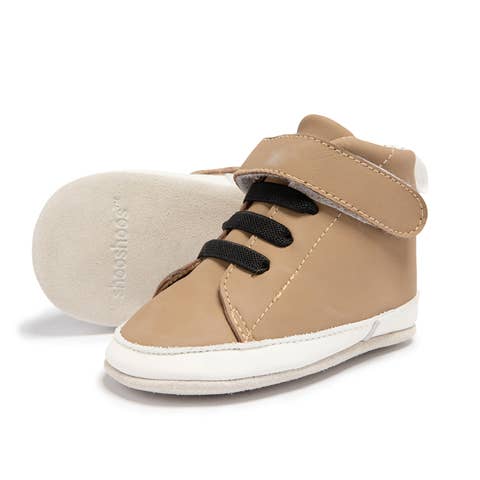 Leather Baby Hightop Sneaker Shoe