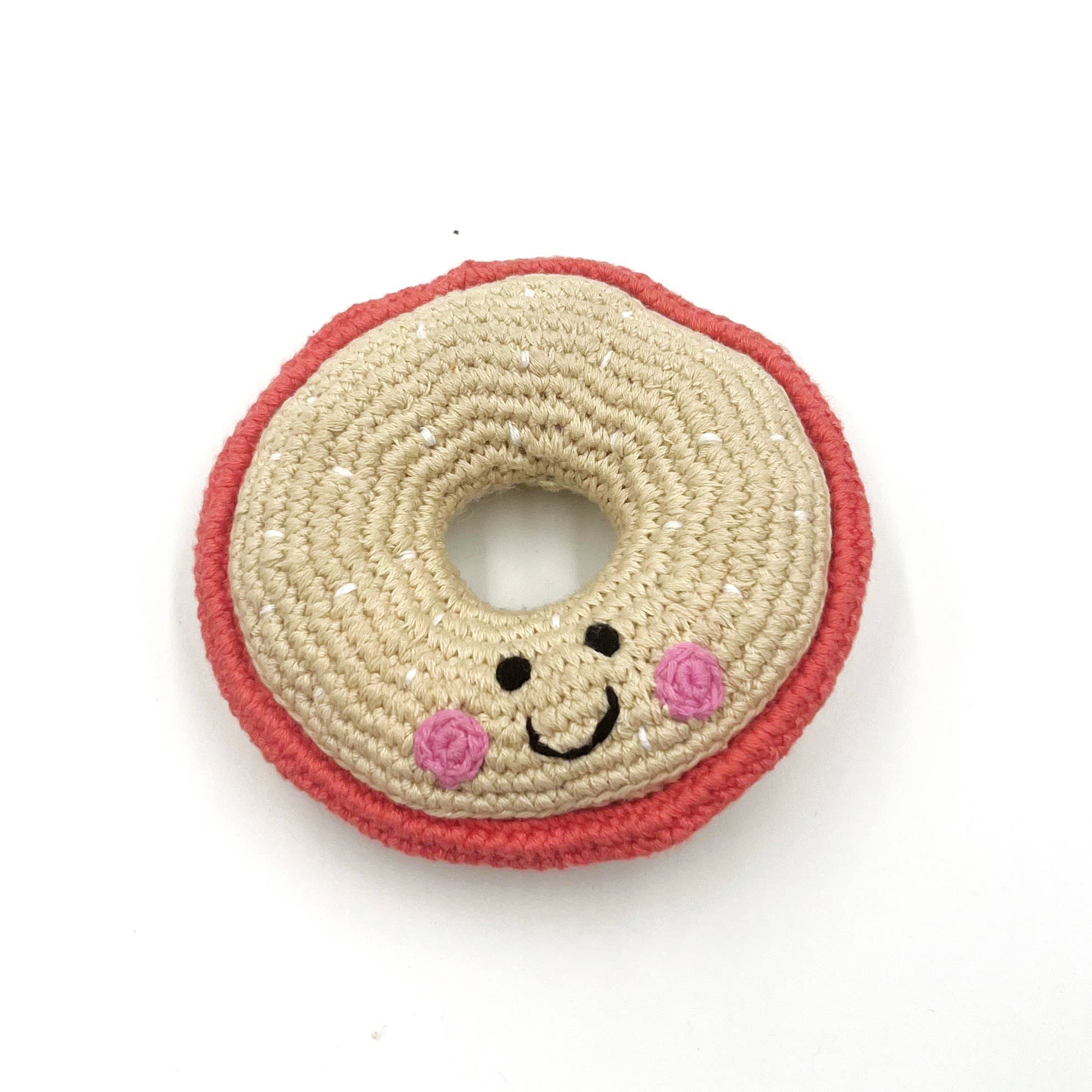 Salmon Bagel Pretend Play Food Rattle