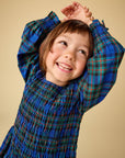 Tea Smocked Woven Blouson Dress