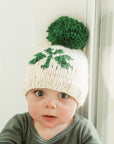 Shamrock St. Patrick's Day Hand Knit Beanie Hat