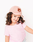 Teddy Bear Patch Baseball hat: Denim / Baby (0-12M)