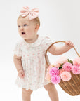 Angel Dear Dainty Buds and Bows - Smocked Dress Set