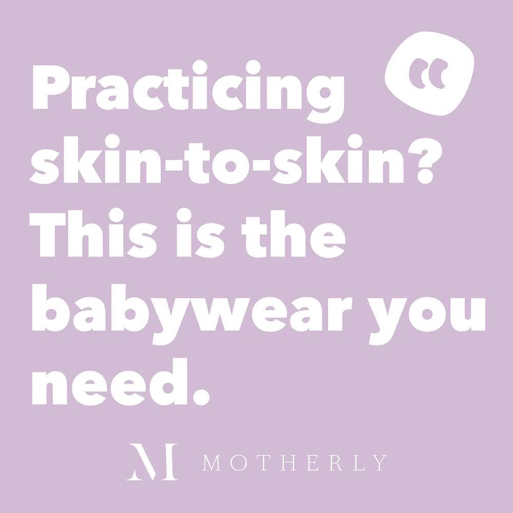 Bonsie Skin to Skin Babywear Footie - Ripple