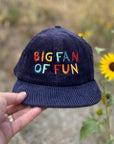 Baby/Toddler & Youth Corduroy Snapback Hat | Big Fan Of Fun: Baby/Toddler