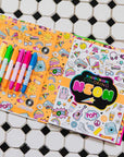 Kaleidoscope Coloring: Neon by Editors of Silver Dolphin Books: Kit - Paperback; 64 pages / English