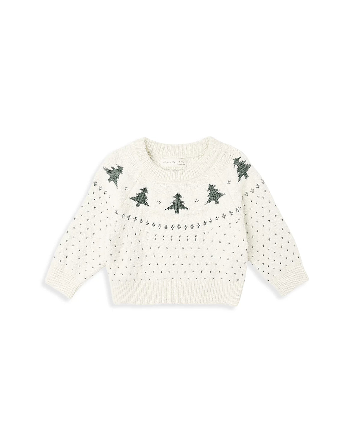 Rylee + Cru Fair Isle Sweater Trees