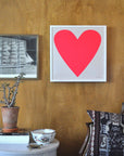 Art Print - Neon Pink Heart