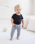 Organic Baby and Kids Cruz Jogger - Heather Grey