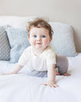 Organic Baby and Kids Classic Crew Neck Tee - Natural