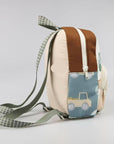 Cute Cartoon Embroidered Kids Backpack for School: Kids Car Backpack