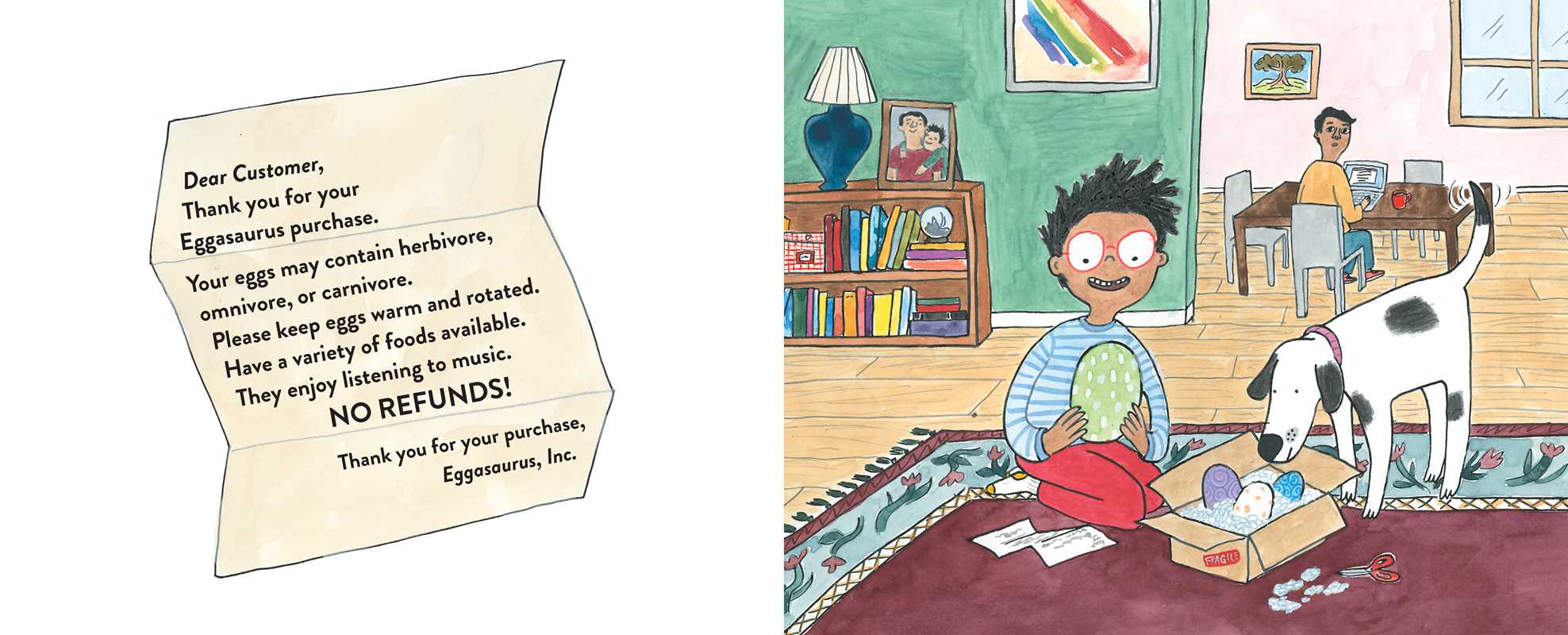 Eggasaurus by Jennifer Wagh: Hardcover