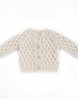 Fisherman Knit Cardigan Sweater