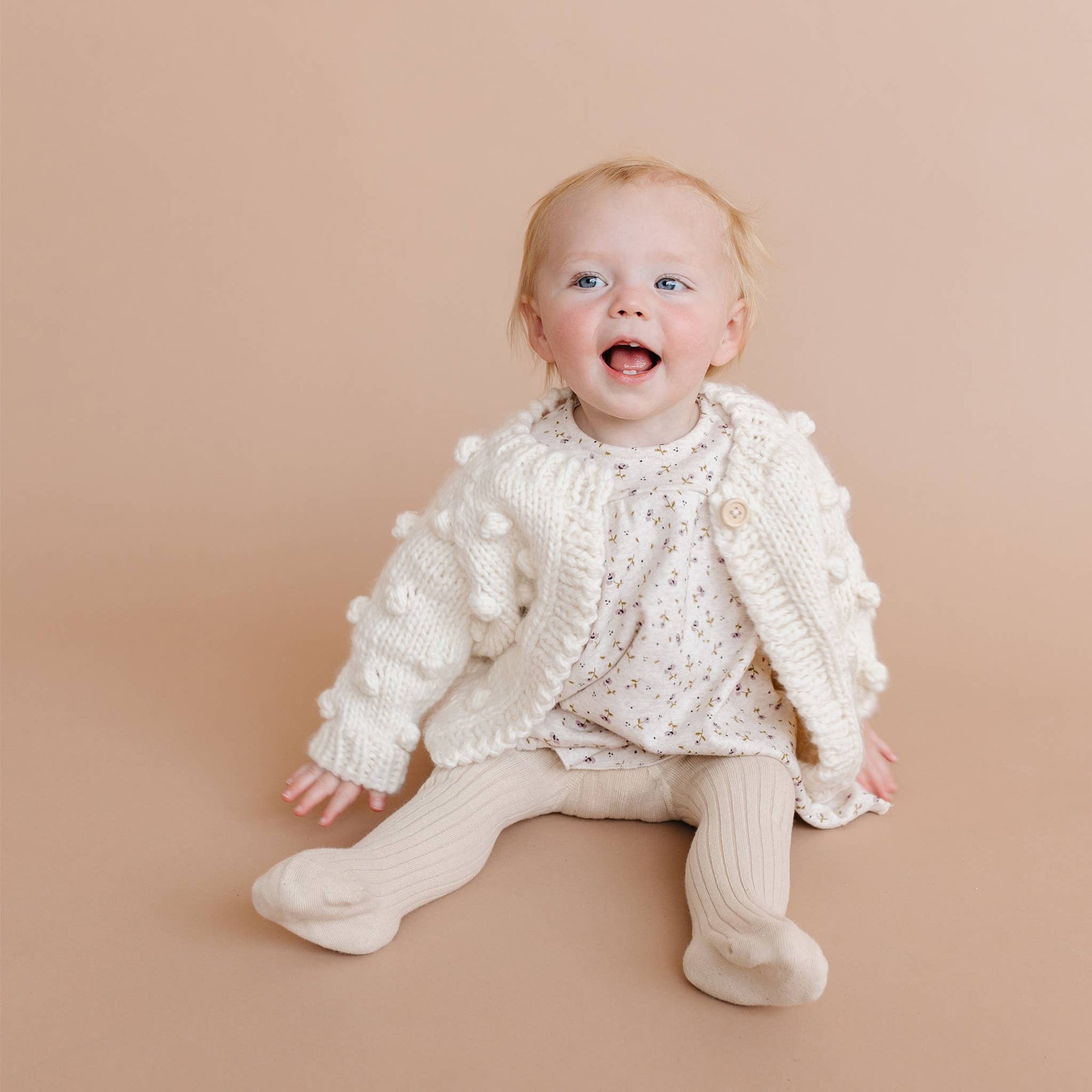 Popcorn Cardigan Sweater