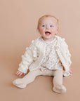 Popcorn Cardigan Sweater