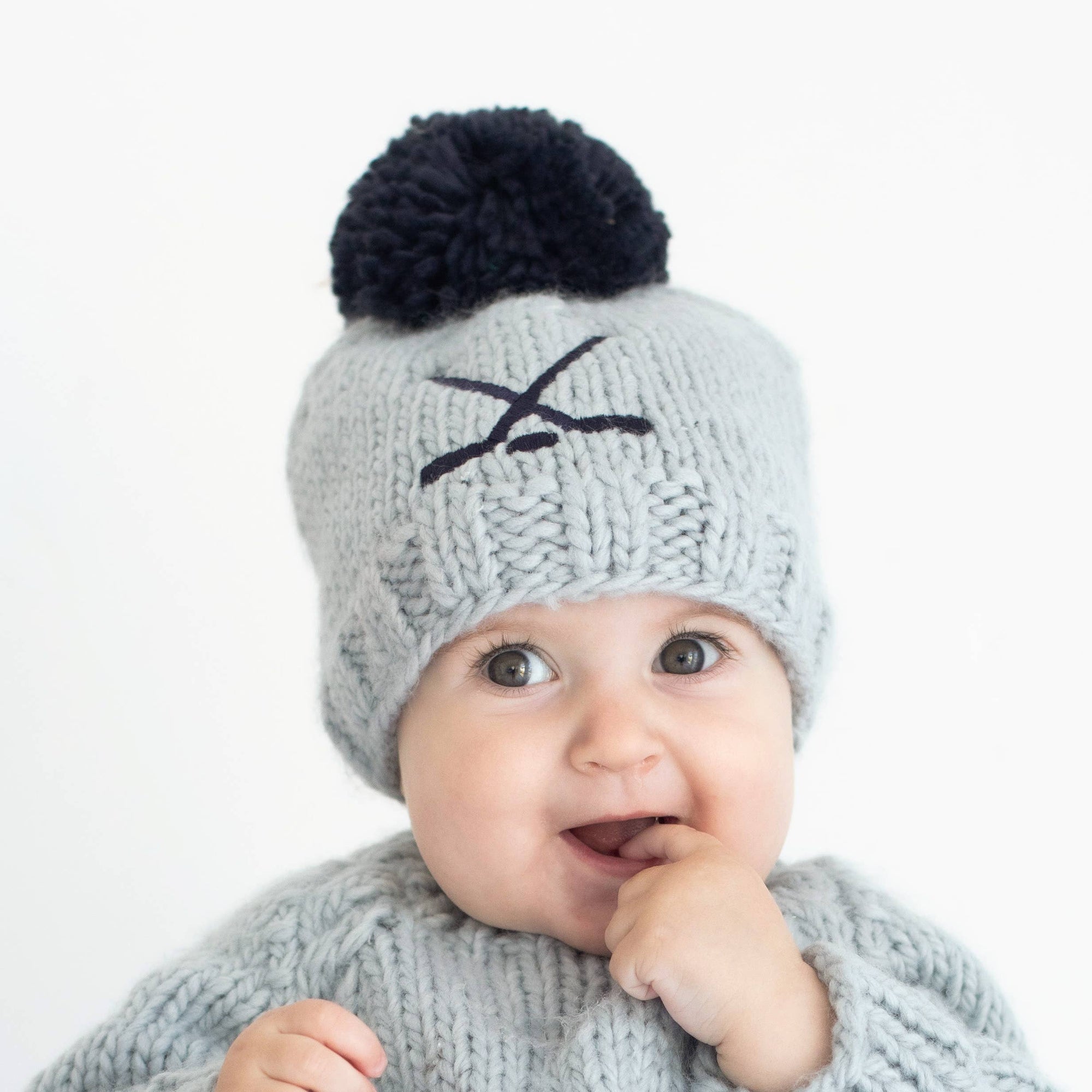 Hockey Winter Beanie Hat Ice Grey Baby & Kids