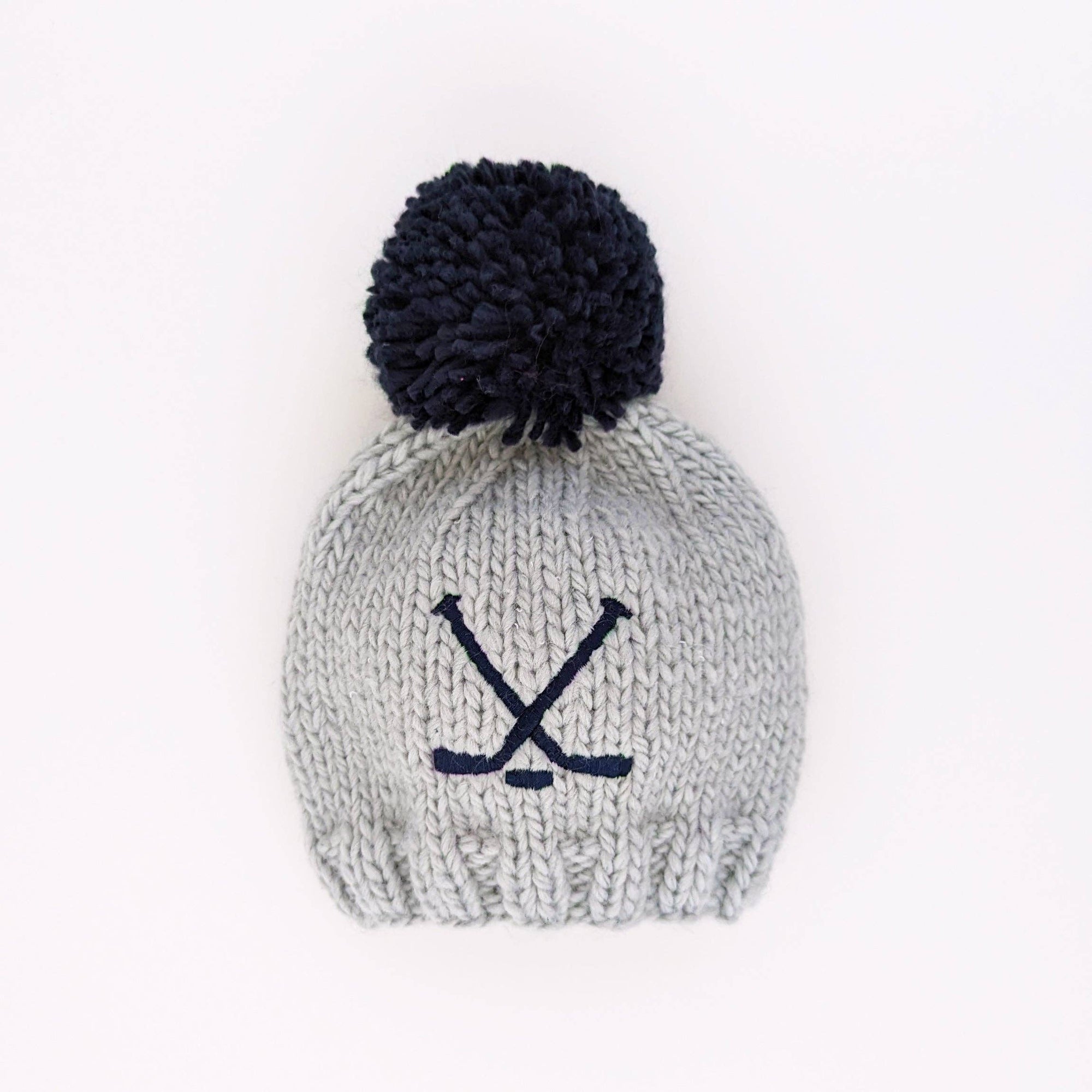 Hockey Winter Beanie Hat Ice Grey Baby & Kids