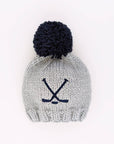 Hockey Winter Beanie Hat Ice Grey Baby & Kids