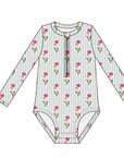 Rash Guard Swimsuit - Seaside Blooms