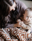 DOUBLE-LAYER BAMBONI® MINI BLANKETS: Elephant Double Layer
