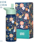 Wildflower Bloom 18 oz Steel Water Bottle