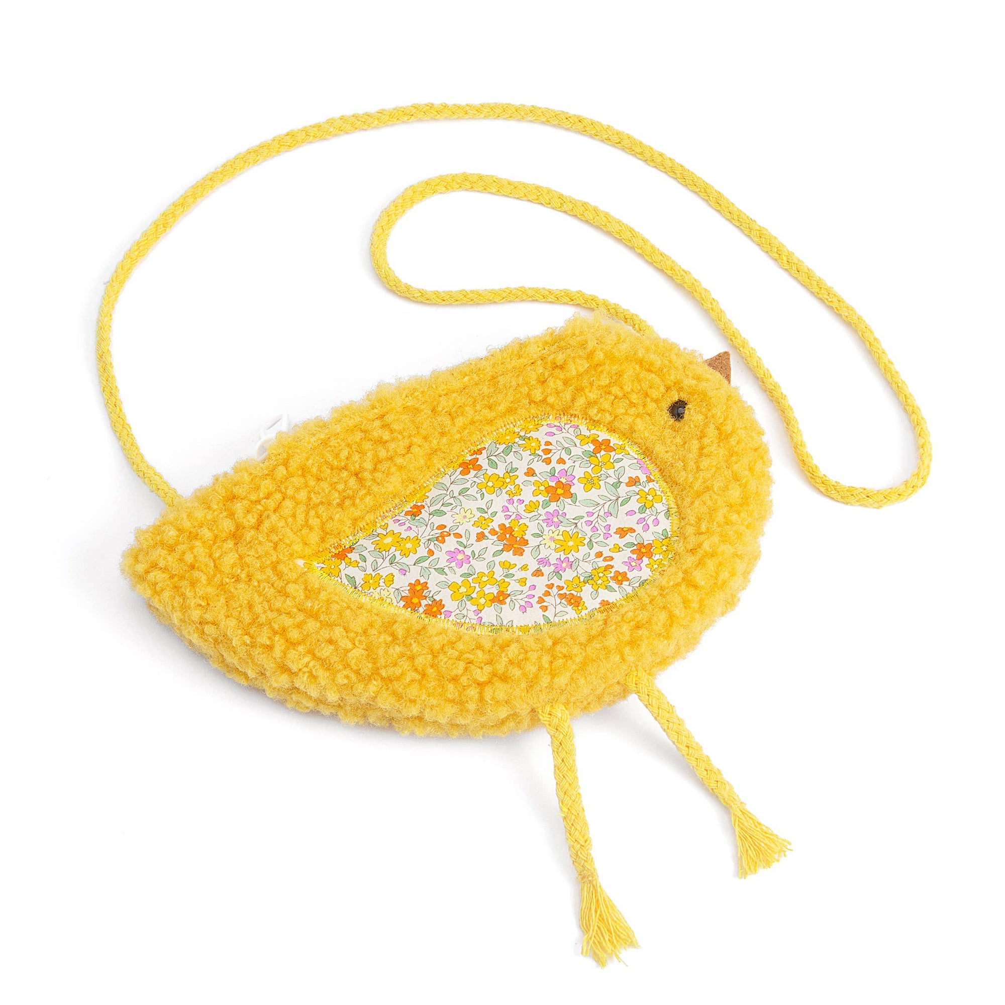 Bird Chick Plush Crossbody Purse- Toddlers and Little Kids: Yellow