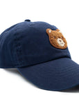 Teddy Bear Patch Baseball hat: Denim / Toddler (1Y-4Y)