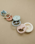 Classic Silicone Stacking Teething Ring Toy