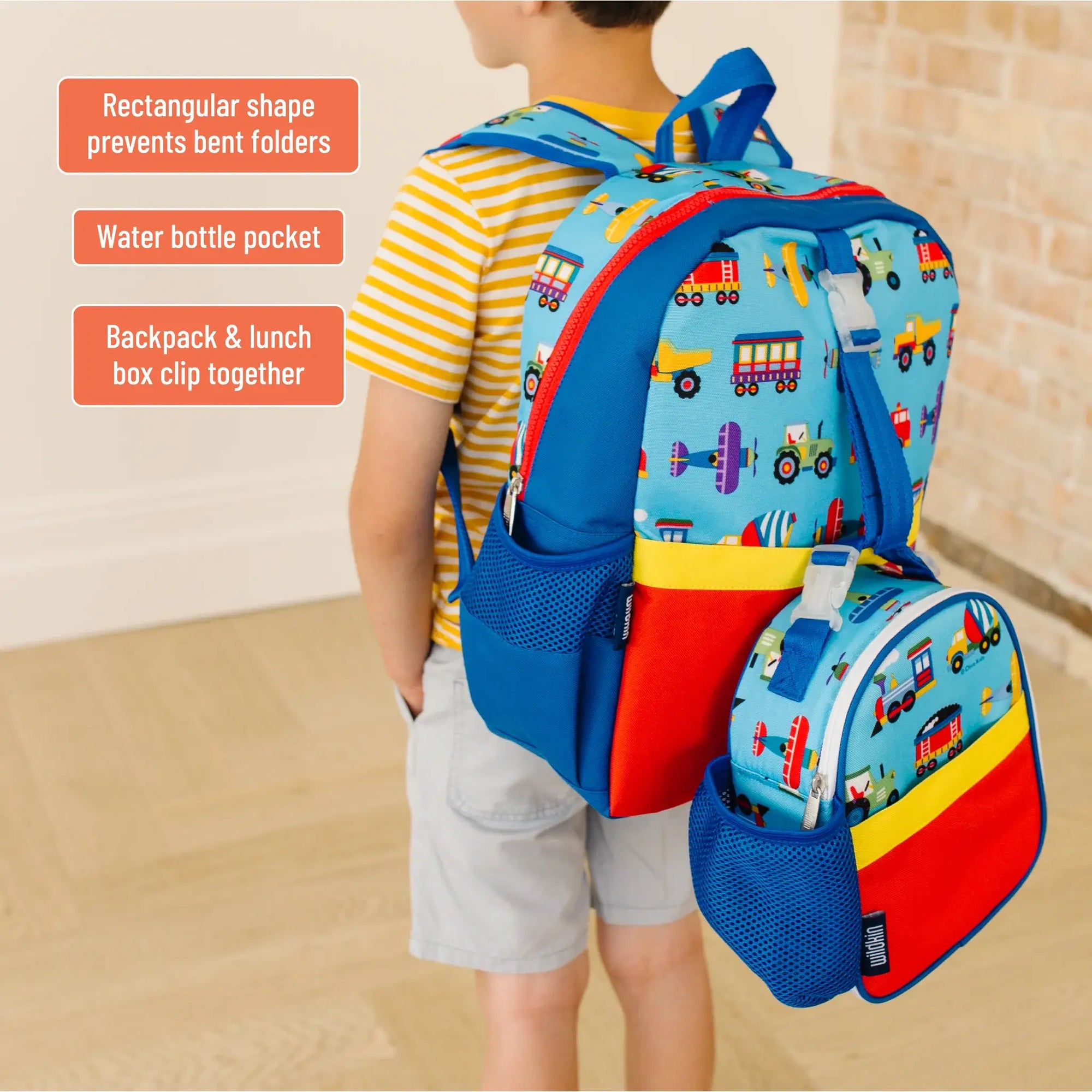 Trains, Planes & Trucks Pack-It-All Backpack