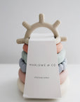 Classic Silicone Stacking Teething Ring Toy