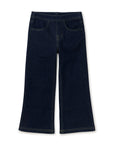 Tea Collection Denim-Like Flare Pants, Dark Wash |Mockingbird Baby & Kids