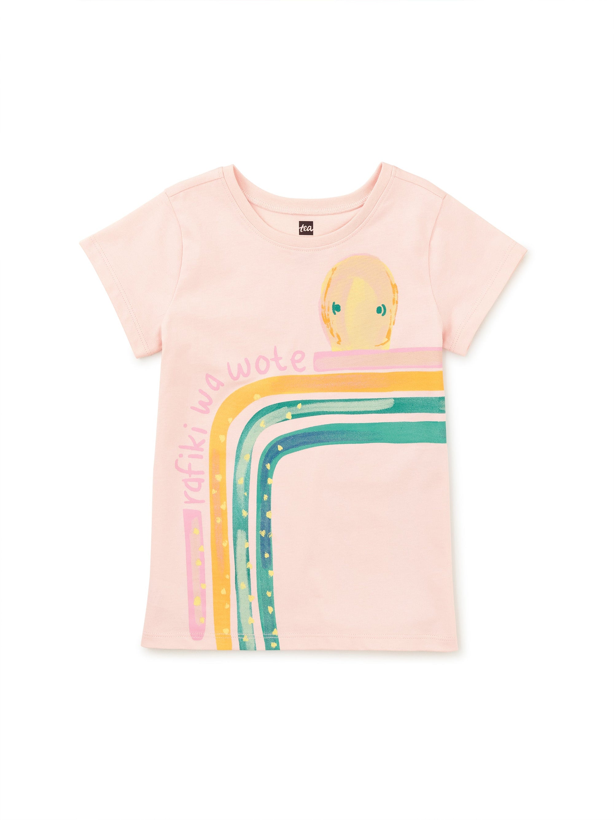 Tea Collection Rainbow Octopus Graphic Tee, Rosita Pink |Mockingbird Baby & Kids