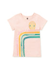 Tea Collection Rainbow Octopus Graphic Tee, Rosita Pink |Mockingbird Baby & Kids