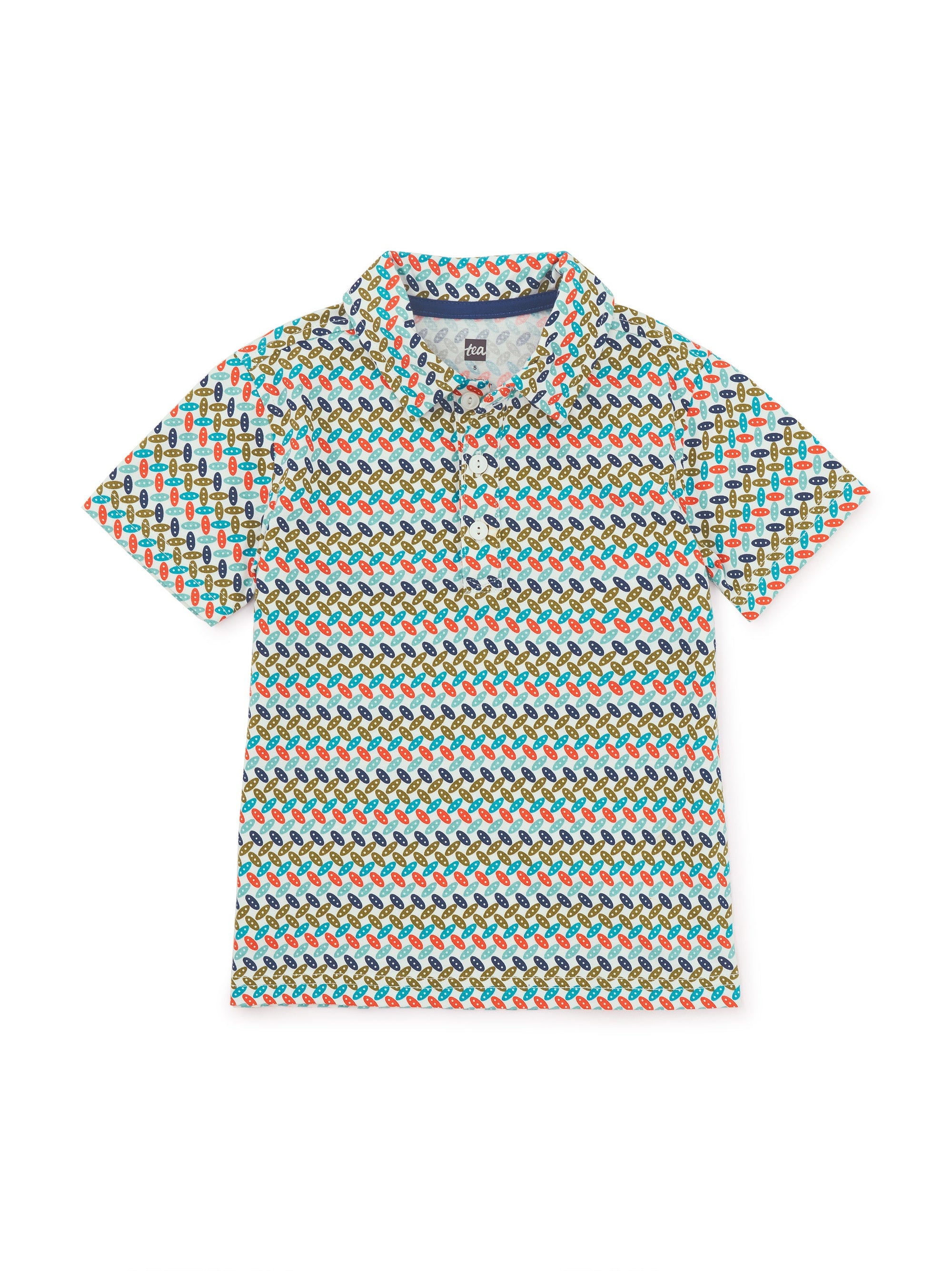 Tea Collection Printed Polo, Tutu Geo |Mockingbird Baby & Kids
