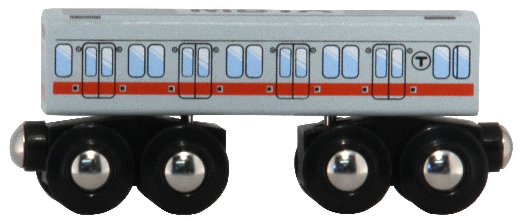 Boston MBTA Red Line Wooden Toy Train
