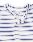 Vintage Stripe Blue - Uni Romper