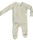 Bonsie Skin to Skin Babywear Footie - Mint Twist
