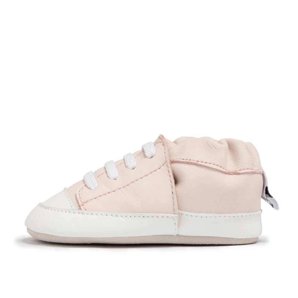 Leather Baby Sneaker Shoe - Pink